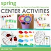 Preschool Spring Centers | 19 printable center activities