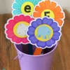 Preschool Spring Centers. Alphabet and Beginning Sounds Flower Match