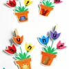 Preschool Spring Centers. Flowerpot CVC Words