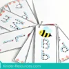 Preschool Spring Centers. Tracing Letter Cards