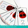 Preschool Spring Centers. Tracing Number Cards