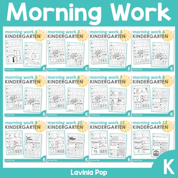 Kindergarten Morning Work BUNDLE