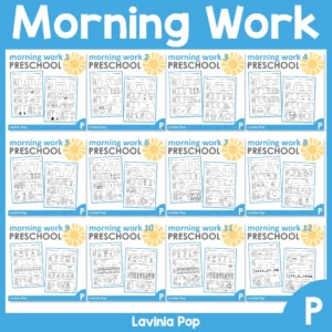 Preschool Morning Work BUNDLE