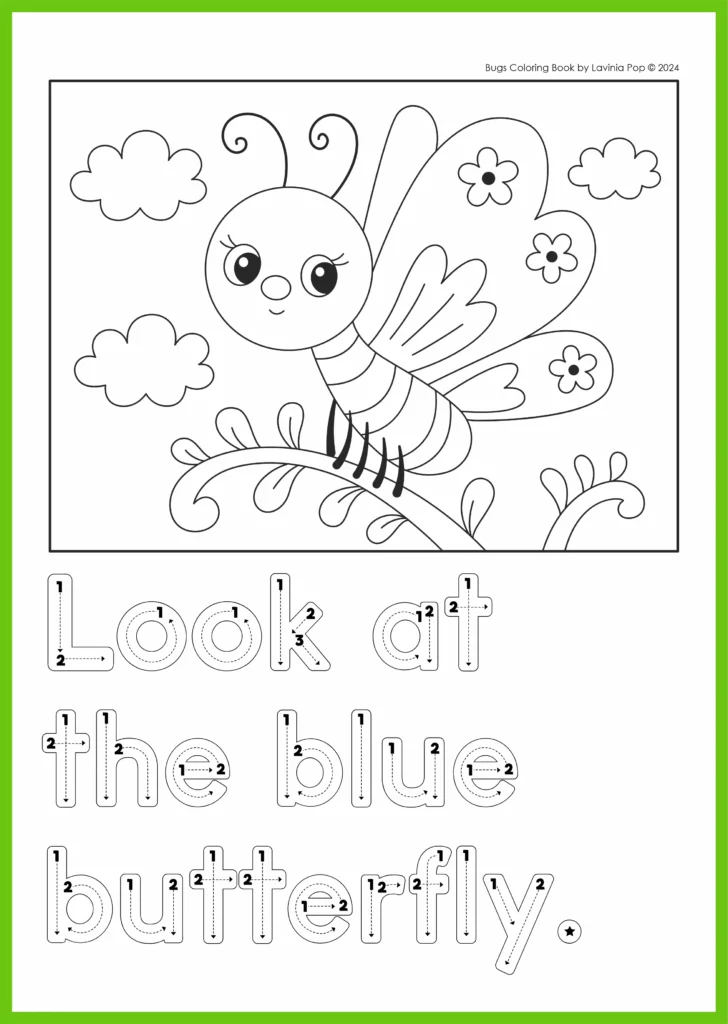FREE Bugs Coloring Book by Lavinia Pop