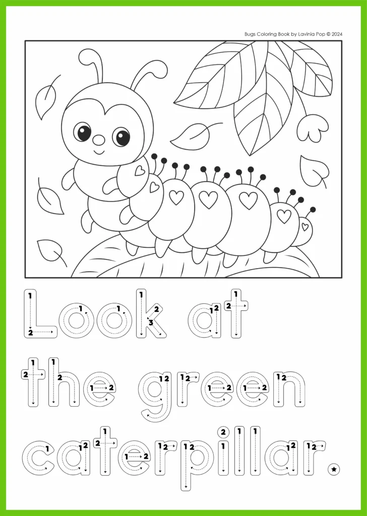 FREE Bugs Coloring Book by Lavinia Pop