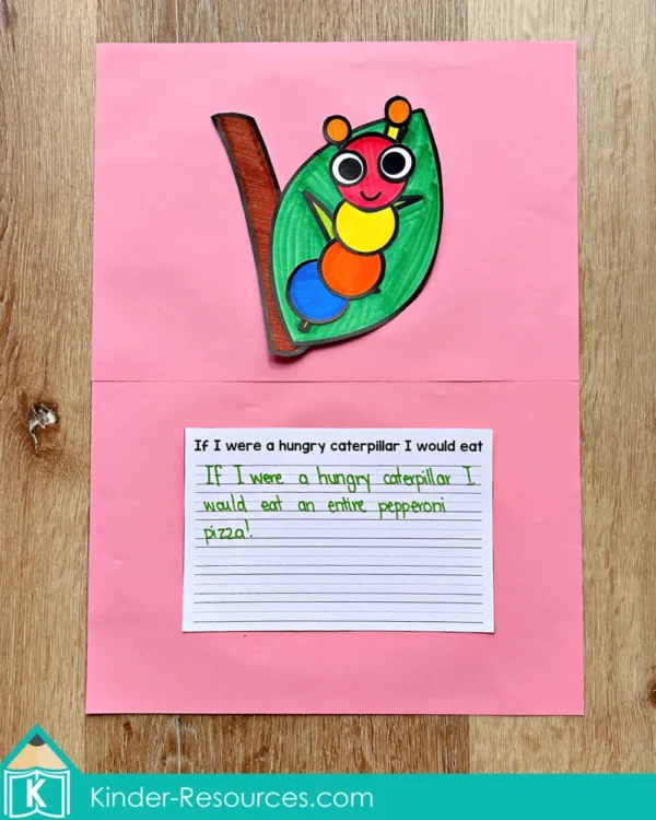 Spring Writing Craft Activity Craftivity. If I were a hungry caterpillar