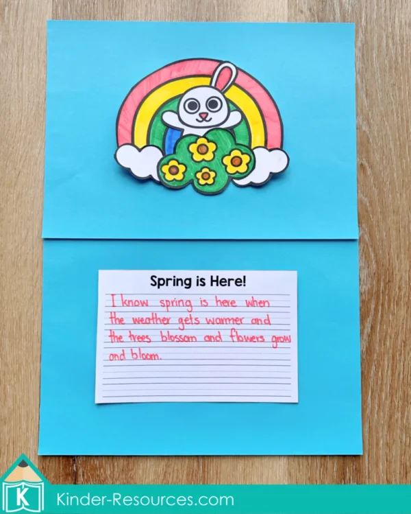 Spring Writing Craft Activity Craftivity. Spring is Here