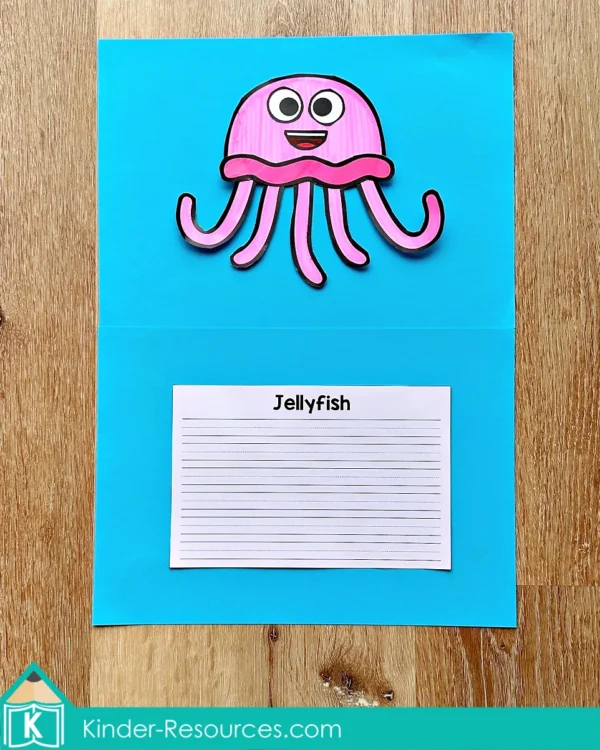 Summer Writing Craft Activity. Jellyfish