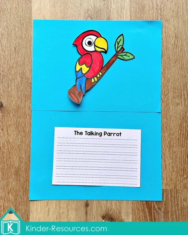 Summer Writing Craft Activity. The Talking Parrot
