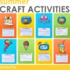 Summer Writing Prompts Craft Activity | 13 crafts and writing activities for Summer that include a variety of writing prompts and styles.