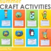 Summer Writing Prompts Craft Activity | 13 crafts and writing activities for Summer that include a variety of writing prompts and styles.