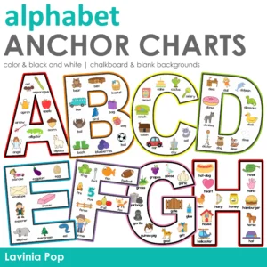 Alphabet Anchor Charts | Upper Case Letters