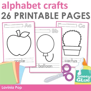 Alphabet Tissue Paper Crafts | Fine Motor Skills Activity