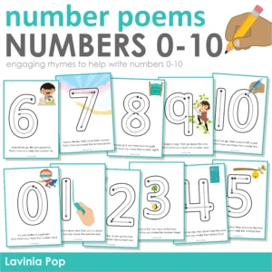 Number Rhymes for Children | Number Writing Poems | Rhymes to teach numbers 0-10