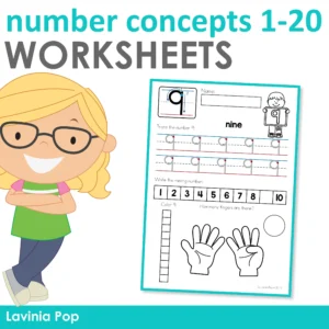 Numbers Concepts 1-20 | Number Sense Worksheets