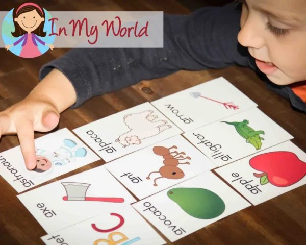 FREE Preschool Letter A Printable Worksheets and Activities. Alphabet vocabulary cards