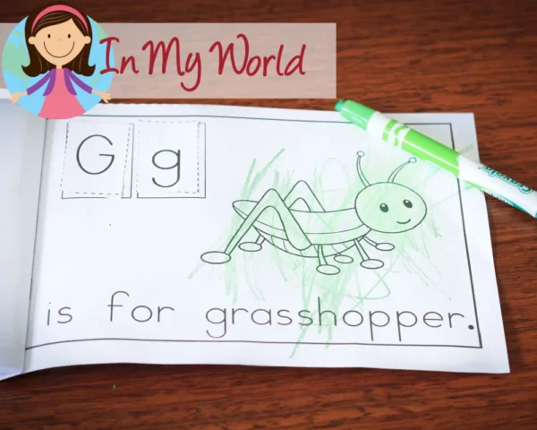 Preschool Letter G beginning sounds emergent reader