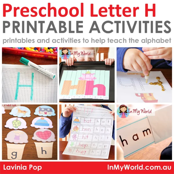 FREE Preschool Letter H Printable Worksheets and Activities