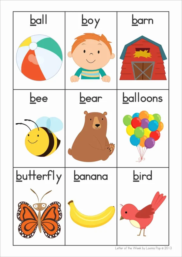 Alphabet Vocabulary Cards | Write the Room Activity