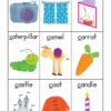Alphabet Vocabulary Cards | Write the Room Activity
