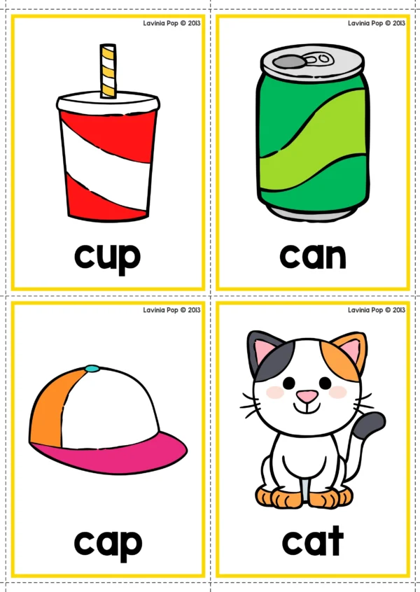 CVC Write the Room | 192 Beginning Sounds Cards