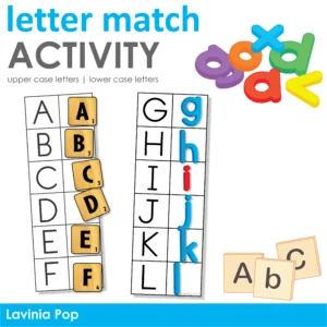 Letter Match Activity | Upper nad Lower Case Letters