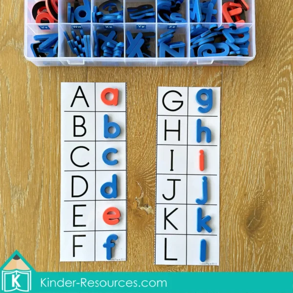 Letter Match Activity | Upper nad Lower Case Letters