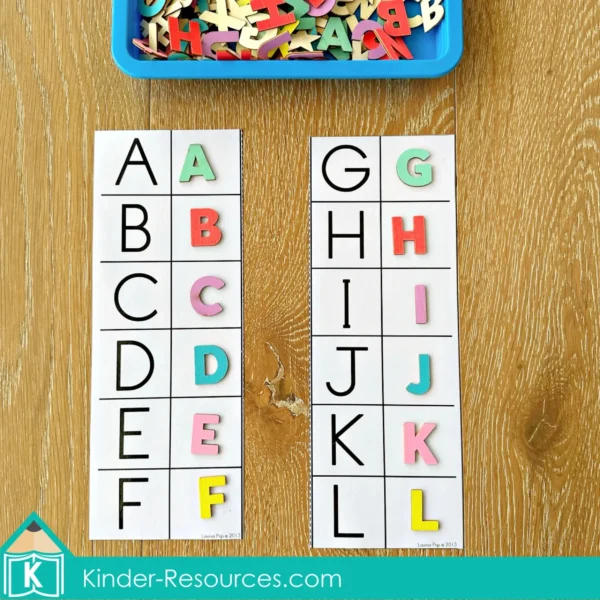 Letter Match Activity | Upper nad Lower Case Letters