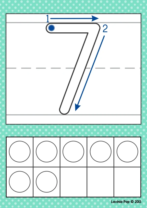 Play Dough Mats | Numbers with Correct Formation and Ten Frames