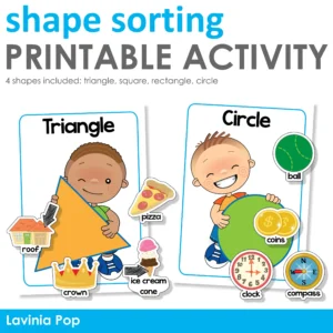 Shape Sorting Printable Activity