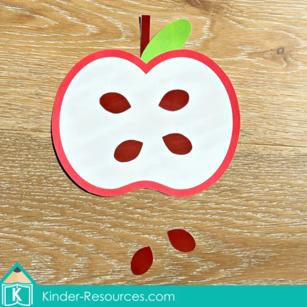 Apple Printable Craft Activity | Craftivity for Literacy, Math, Science