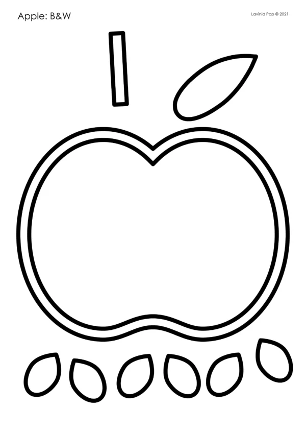 Apple Printable Craft Activity | Craftivity for Literacy, Math, Science