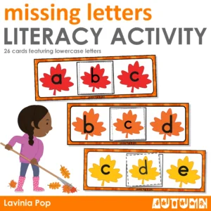 Missing Letters Activity | Autumn / Fall Leaves