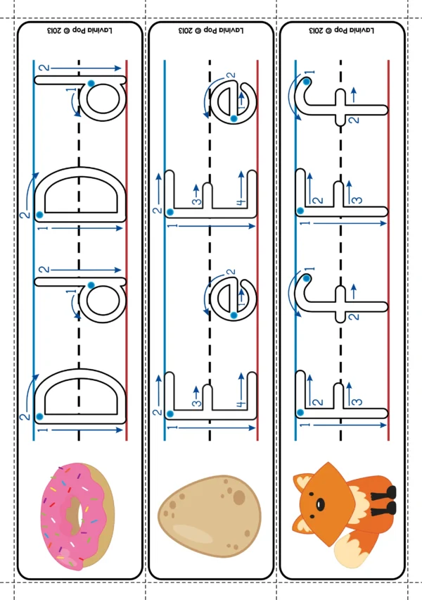 Alphabet Tracing Cards with Correct Formation | Upper and Lower Case Letters