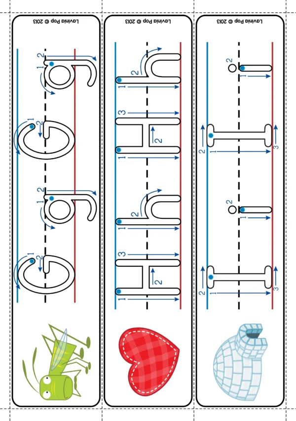 Alphabet Tracing Cards with Correct Formation | Upper and Lower Case Letters