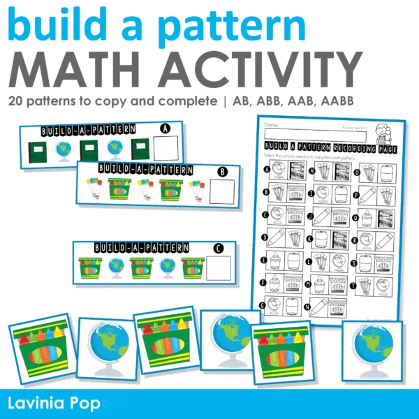 Build a Pattern School Theme | AB, ABB, AAB, AABB