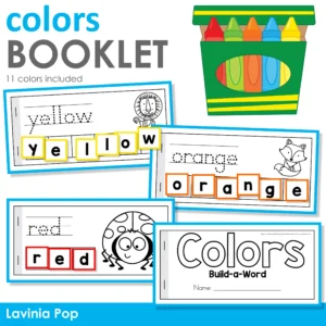 Colors Build a Word Booklet