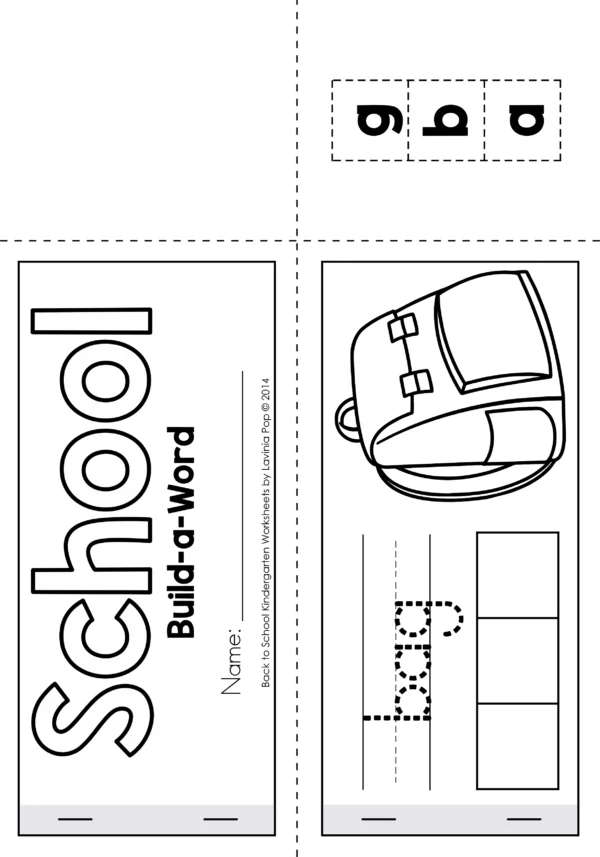 School Build A Word Booklet | Decodable Words