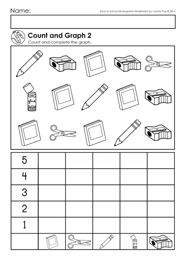 Numbers and Counting Worksheets for Kindergarten | Back to School