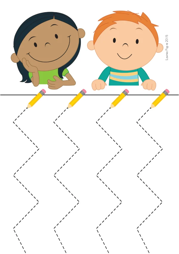 Back to School Preschool Pre-Writing Skills Center Activities