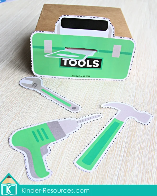 Toolbox and Tools Color Matching Activity | Community Helpers