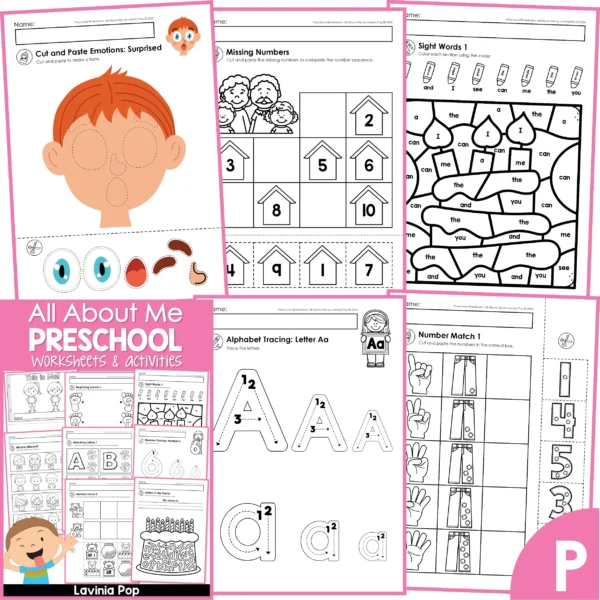 All About Preschool Worksheets and Activites | Kindergarten