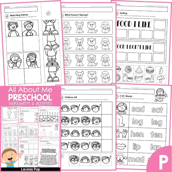 All About Preschool Worksheets and Activites | Kindergarten