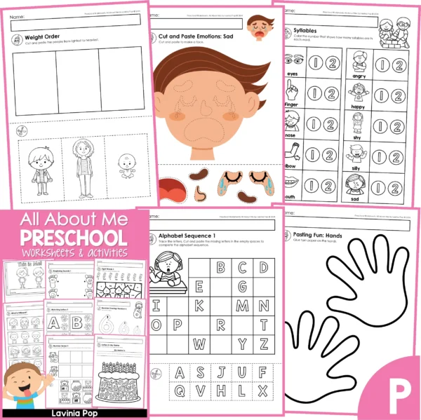 All About Preschool Worksheets and Activites | Kindergarten