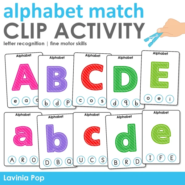 FREE Alphabet Matching Activity | Printable Cards