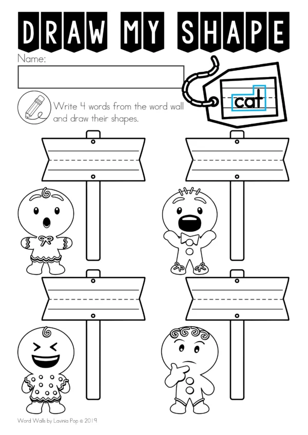 Emotions | Feelings Word Wall packet for learning new vocabulary and writing centers