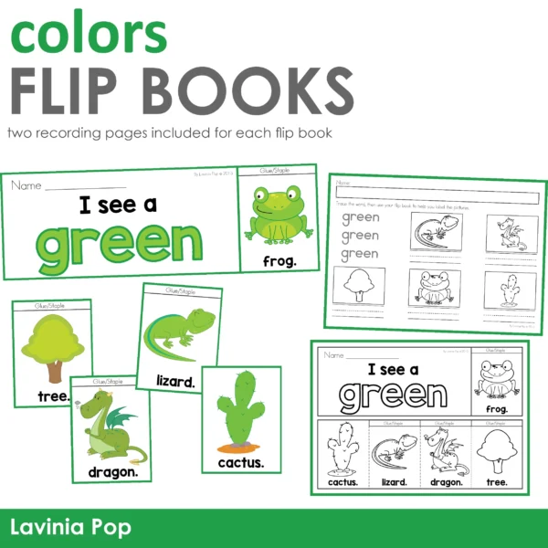 Colors Flip Book Emergent Readers