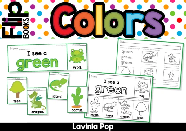 Colors Flip Book Emergent Readers