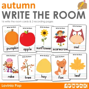 Autumn | Fall Write the Room Activity