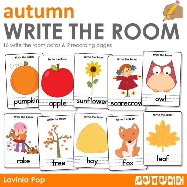 Autumn | Fall Write the Room Activity